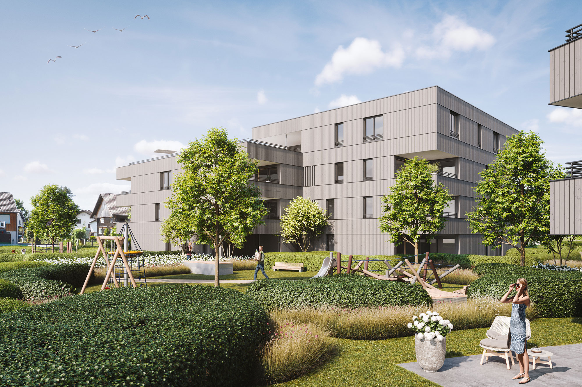 Ruhiges Wohnen im Grünen trifft auf urbane Lebensqualität